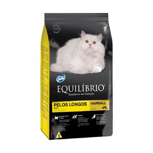 Alimento Gato F Equilibrio Gato Adulto Pelos Longos 1,5Kg