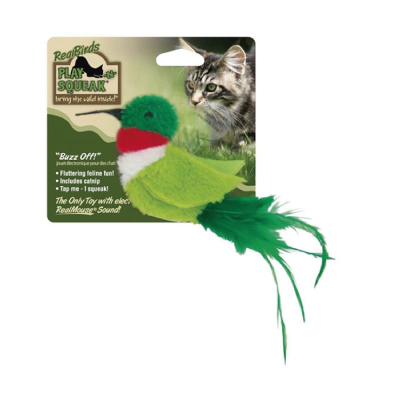 Juguetes-para-gato-Pajaro-Verde-Play-N-Squeak-