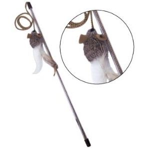 Juguetes Para Gato Bara Raton Plumas Play N Squeak