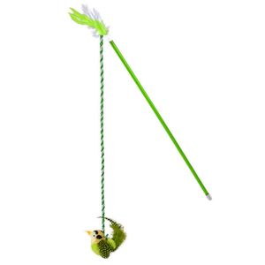 Juguetes Para Gato Bara Pajaro Verde Play N Squeak