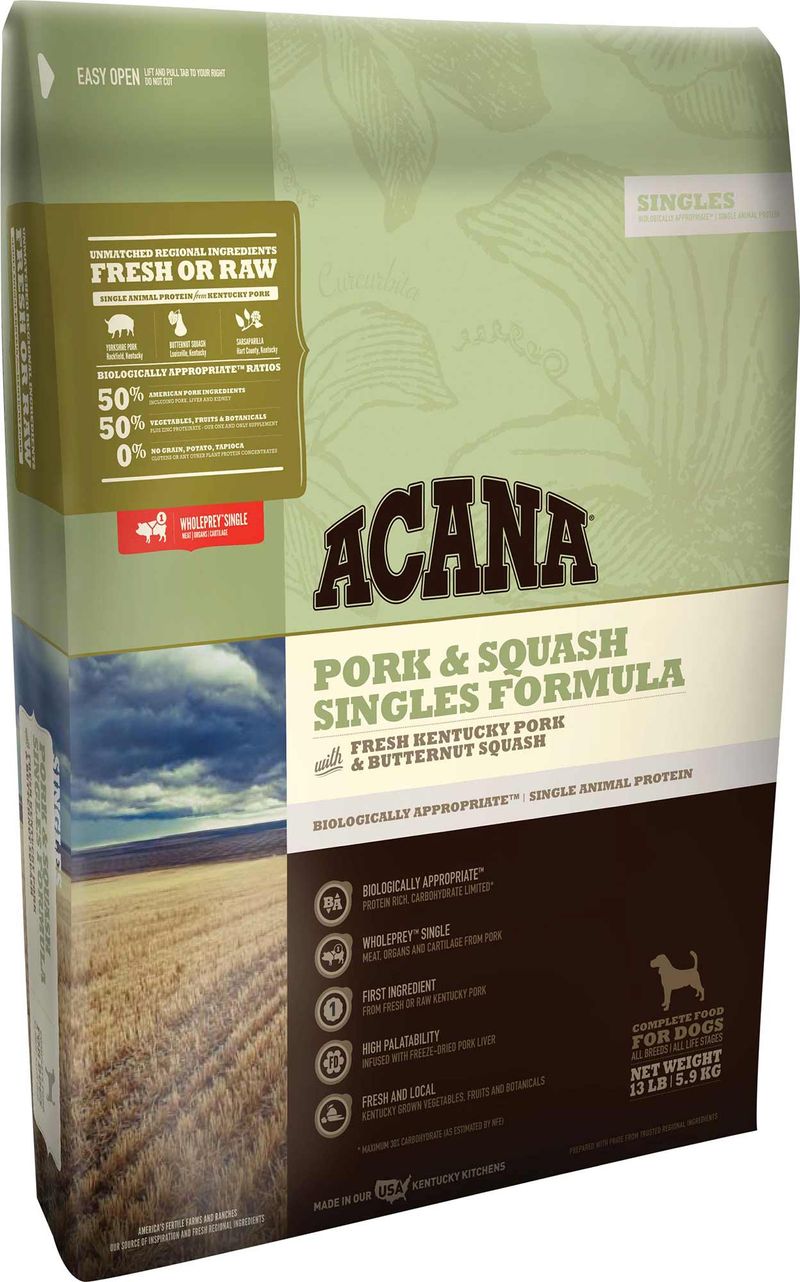 Alimento-para-perro-Pork-y-Squash-ACANA-Todas-Todas-las-Razas-hollistico-Cerdo-11.3kg