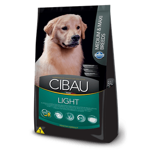 Alimento perro LIGHT MED y MAXI BREED CIBAU Light 12kg