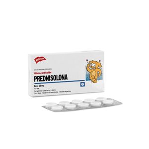 Antiinflamatorio Glucocorticoide Prednisolona 20Mg 10Comp Holliday