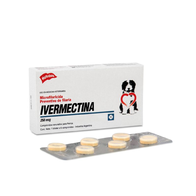 Antiparasitario-Interno-Microfilaricida-Ivermectina-250Mg-6Comp-Holliday