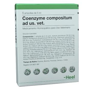 Homeopaticos Coenzyme Compositum Ad Us. Vet. Cj. 5 Ampollas X 5 Ml Heel