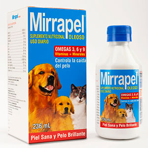 Suplemento Para Perro/Gato Mirrapel Oleoso Frasco X 120 Ml. Merial Unidad