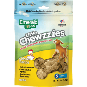 Snacks Emerald Pet Dog Snack Little Chewzzies - Pollo  5Oz