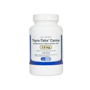 Hipotiroidismo Canino C Thyro Tabs 1,0Mg 120 Tab Lloyd