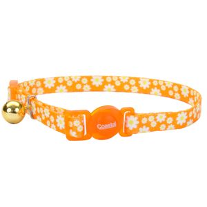 Collares para Gato-collar fashion flores daisy naranja COASTAL PET