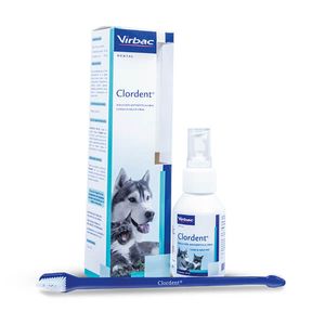 Higiene Bucal para perro CLORDENT Spray Fco. VIRBAC 120ml