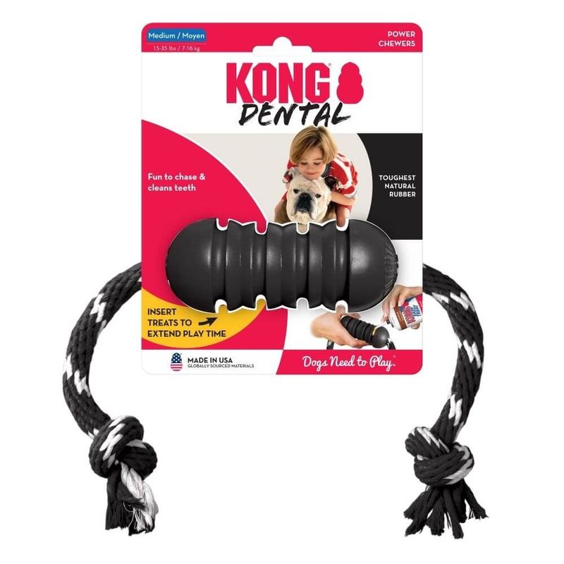 Juguetes-para-Perro-Kong-Perro-Caucho-Extreme-Dental-Con-Lazo-Medium