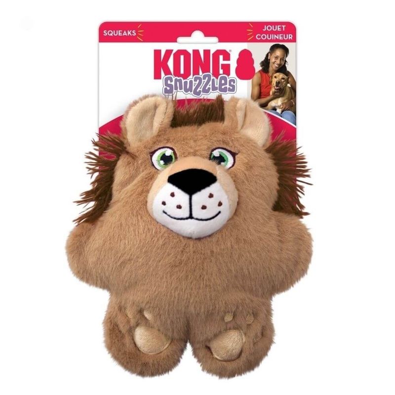 Juguete-Kong-Perro-Peluche-Snuzzles-Leon-Medium