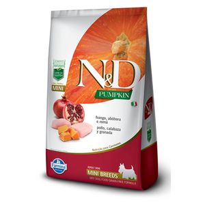 Comida Perro N&D Pumpkin Canine Adult Frango Mini 2,5 Kg