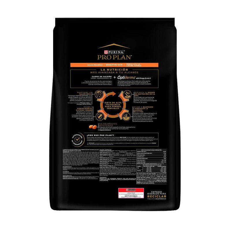 Alimento-Perro-PRO-PLAN-Sensitive-Skin-Razas-Pequeñas-Salmon-2MascotasBichos-