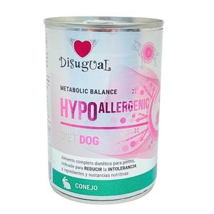 Alimento Humedo Perro Disugual Dog Hipoallergenic Diet Conejo Lata 400gr