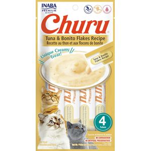 Inaba Cat Snack Churu 4 Unidades Tuna Y Bonito Flakes Recipe