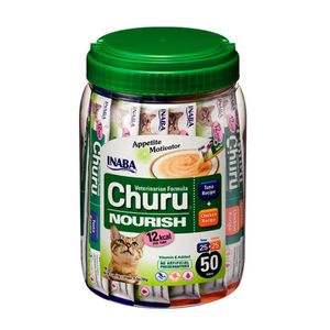 Inaba Cat Snack Churu Vet Nourish 50 Unidades Tuna Y Chicken