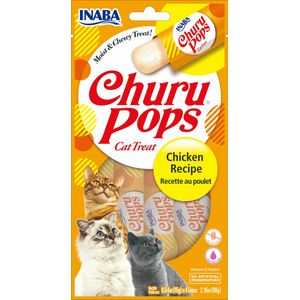 Inaba Cat Snack Churu Pops 4 Unidades Chicken Pollo 60Gr