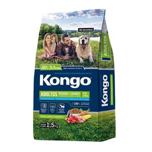 Alimento Perro Kongo Medianos y Grandes 1.5 Kg